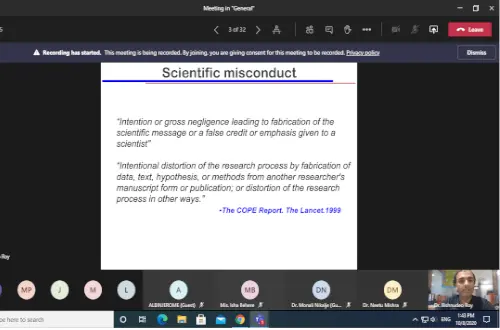 1st Contact Programme Batch 2020